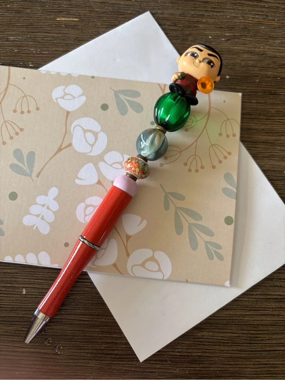 Marvel Doorables: Doctor Strange: Wong handmade beaded pen